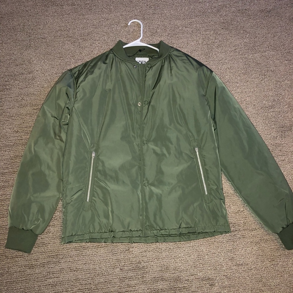 zara mens bomber jacket